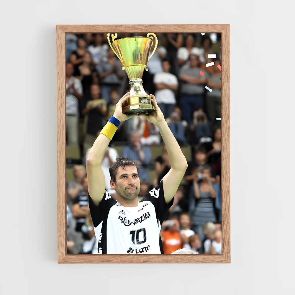 Poster La Victoire Éclairante – affiche Handball (vue 4)